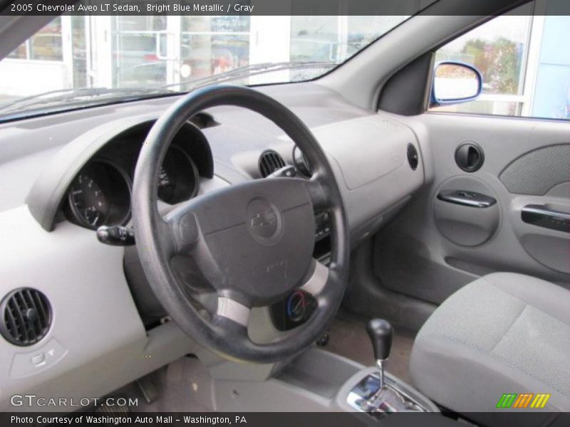 Bright Blue Metallic / Gray 2005 Chevrolet Aveo LT Sedan