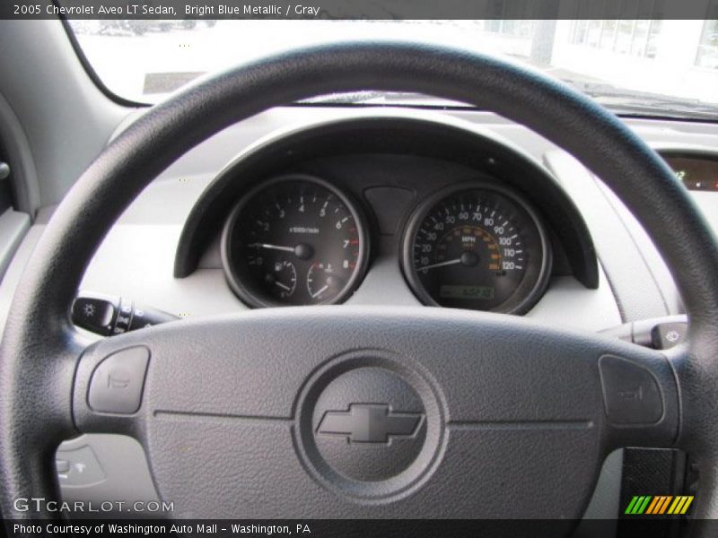 Bright Blue Metallic / Gray 2005 Chevrolet Aveo LT Sedan