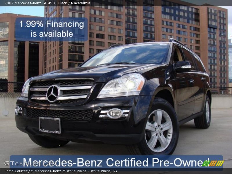 Black / Macadamia 2007 Mercedes-Benz GL 450