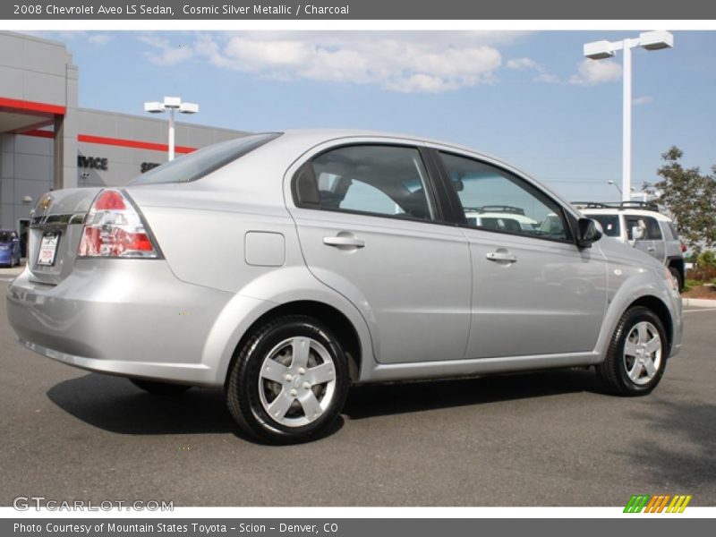 Cosmic Silver Metallic / Charcoal 2008 Chevrolet Aveo LS Sedan