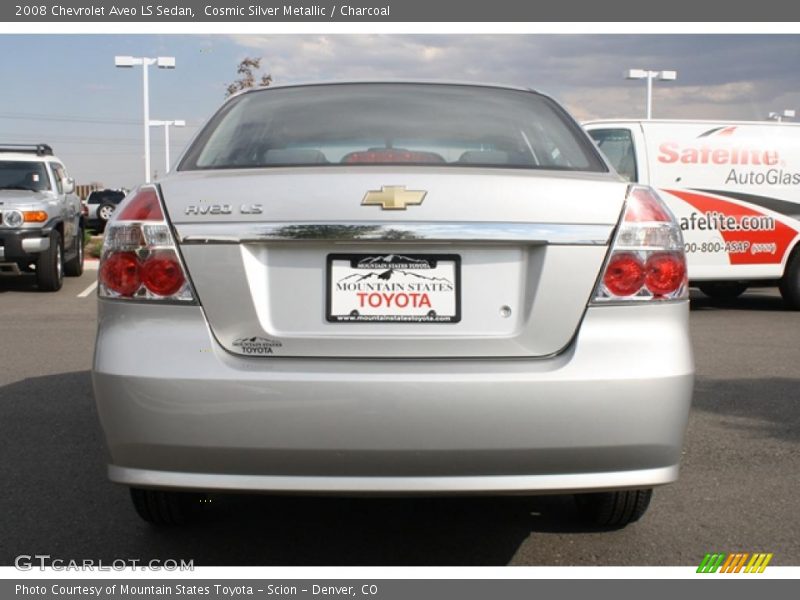 Cosmic Silver Metallic / Charcoal 2008 Chevrolet Aveo LS Sedan