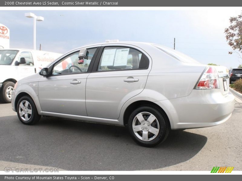 Cosmic Silver Metallic / Charcoal 2008 Chevrolet Aveo LS Sedan