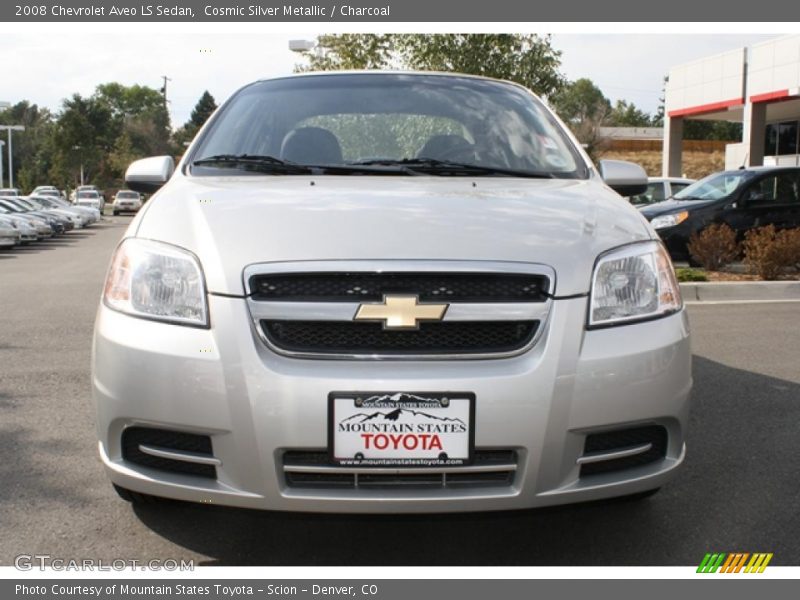 Cosmic Silver Metallic / Charcoal 2008 Chevrolet Aveo LS Sedan