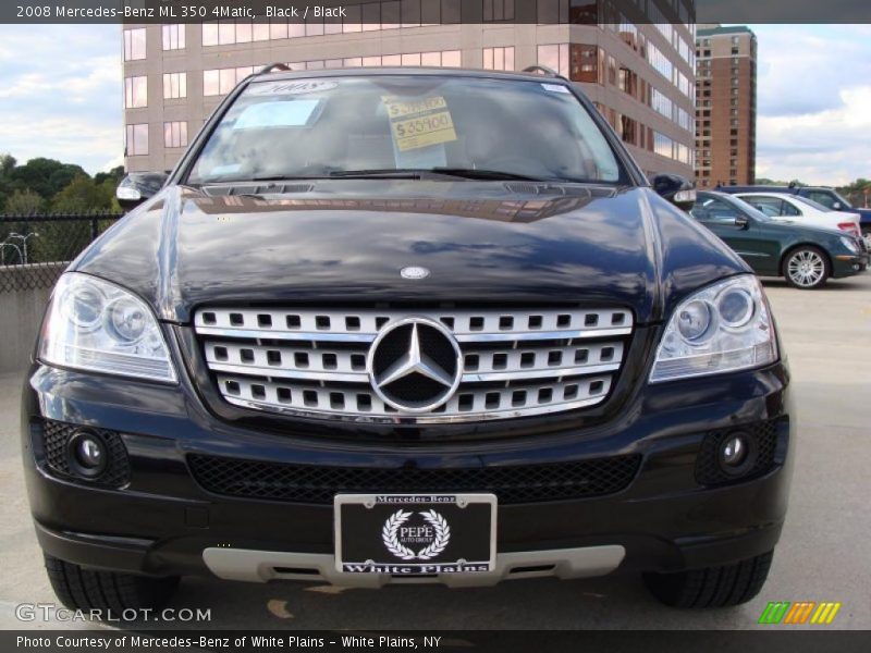 Black / Black 2008 Mercedes-Benz ML 350 4Matic