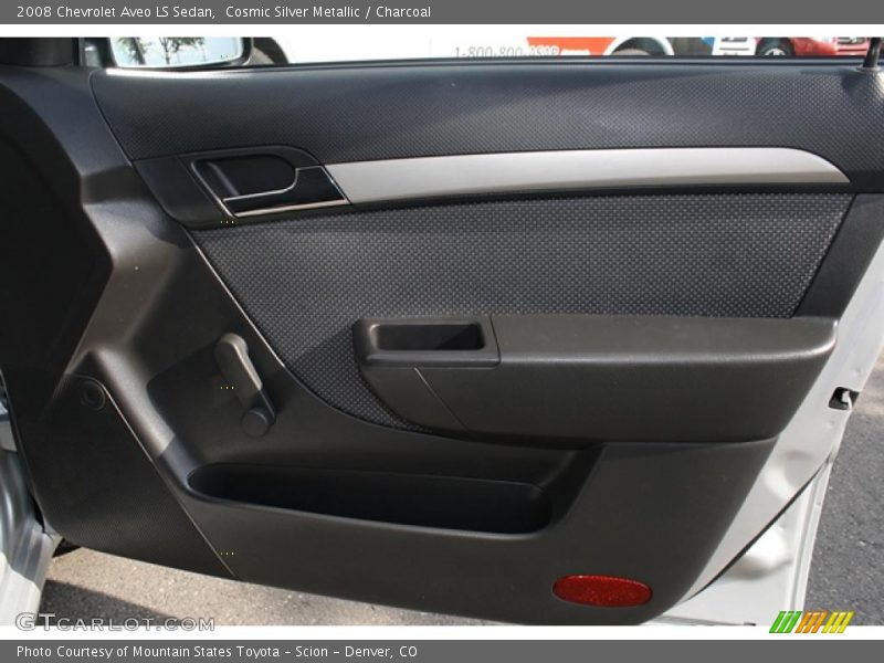 Cosmic Silver Metallic / Charcoal 2008 Chevrolet Aveo LS Sedan