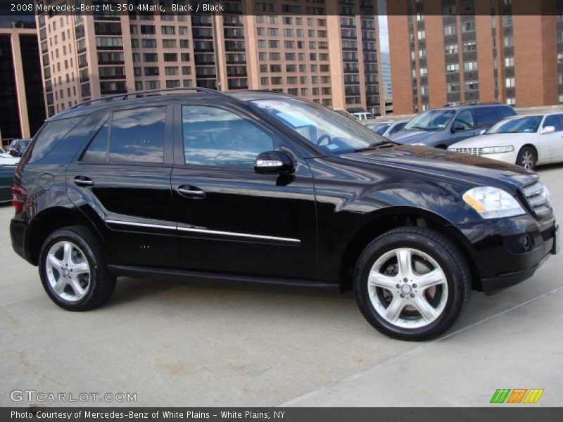 Black / Black 2008 Mercedes-Benz ML 350 4Matic