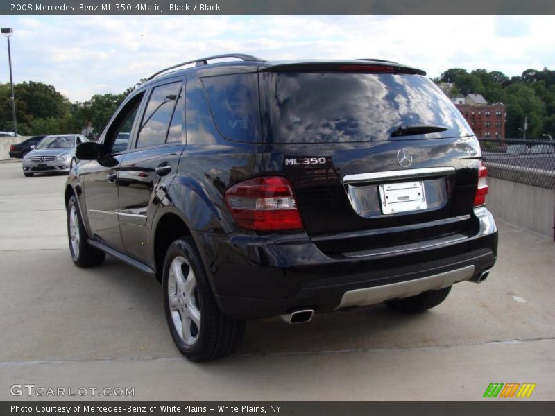 Black / Black 2008 Mercedes-Benz ML 350 4Matic