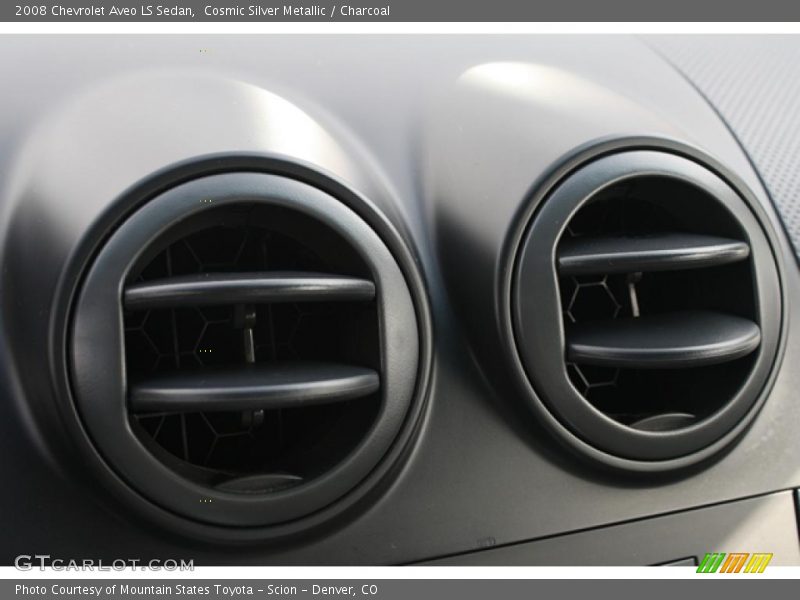 Cosmic Silver Metallic / Charcoal 2008 Chevrolet Aveo LS Sedan
