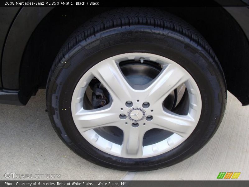 Black / Black 2008 Mercedes-Benz ML 350 4Matic