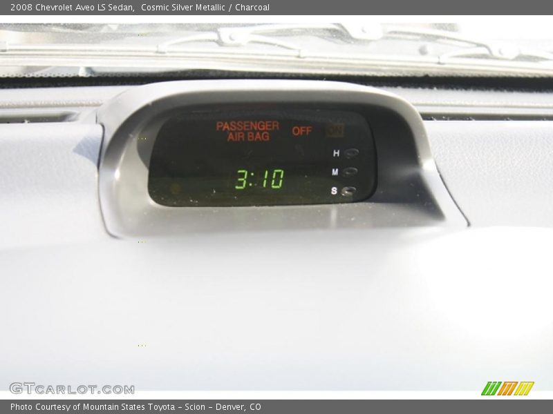 Cosmic Silver Metallic / Charcoal 2008 Chevrolet Aveo LS Sedan