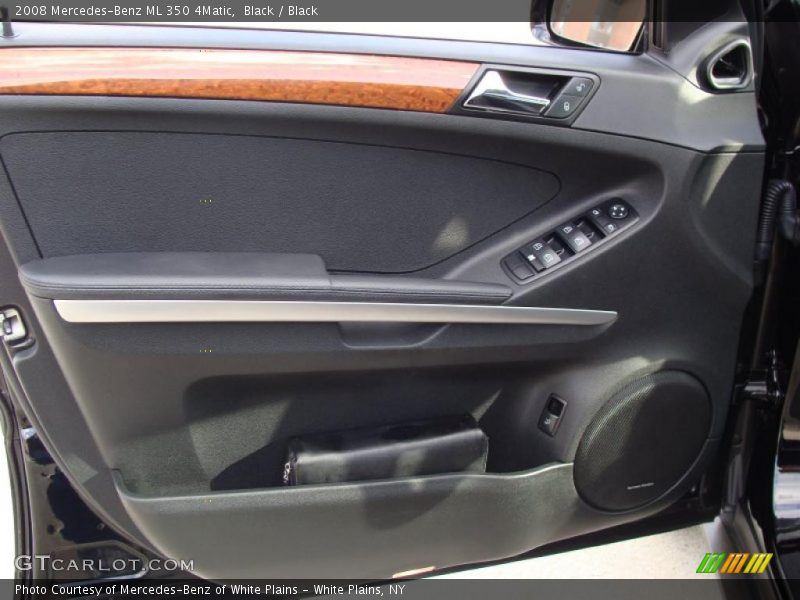 Black / Black 2008 Mercedes-Benz ML 350 4Matic