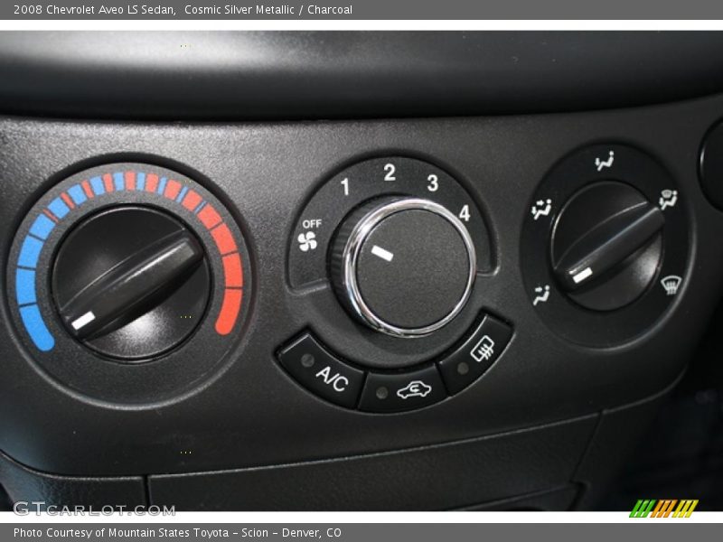 Cosmic Silver Metallic / Charcoal 2008 Chevrolet Aveo LS Sedan
