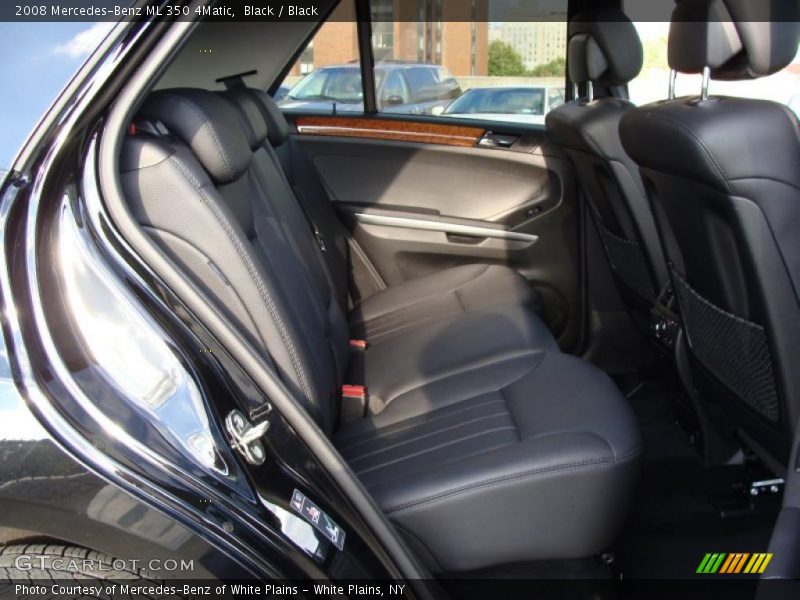 Black / Black 2008 Mercedes-Benz ML 350 4Matic