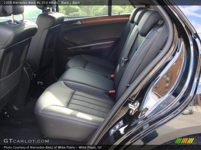 Black / Black 2008 Mercedes-Benz ML 350 4Matic