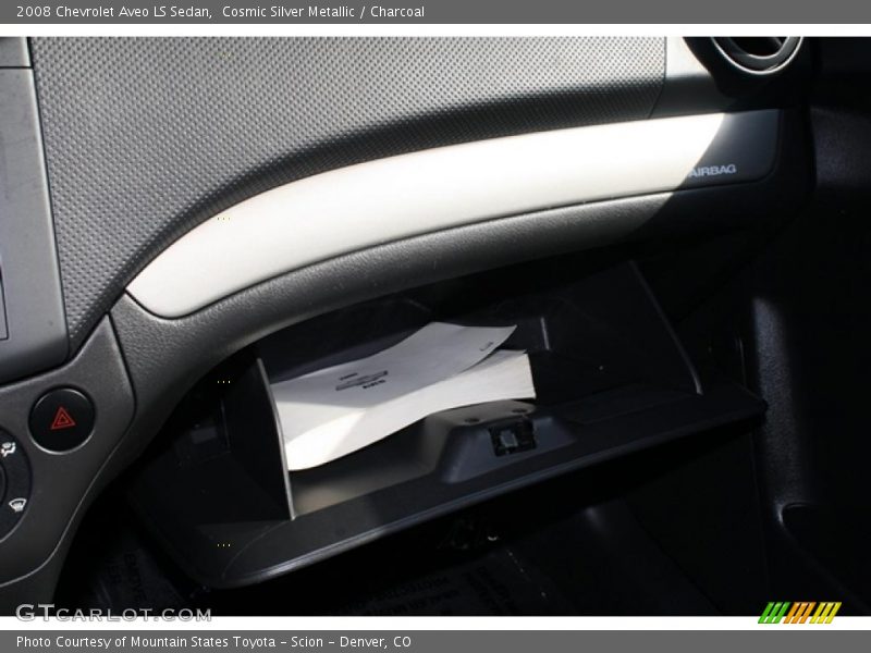 Cosmic Silver Metallic / Charcoal 2008 Chevrolet Aveo LS Sedan