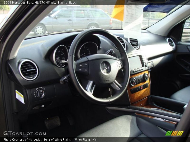 Black / Black 2008 Mercedes-Benz ML 350 4Matic