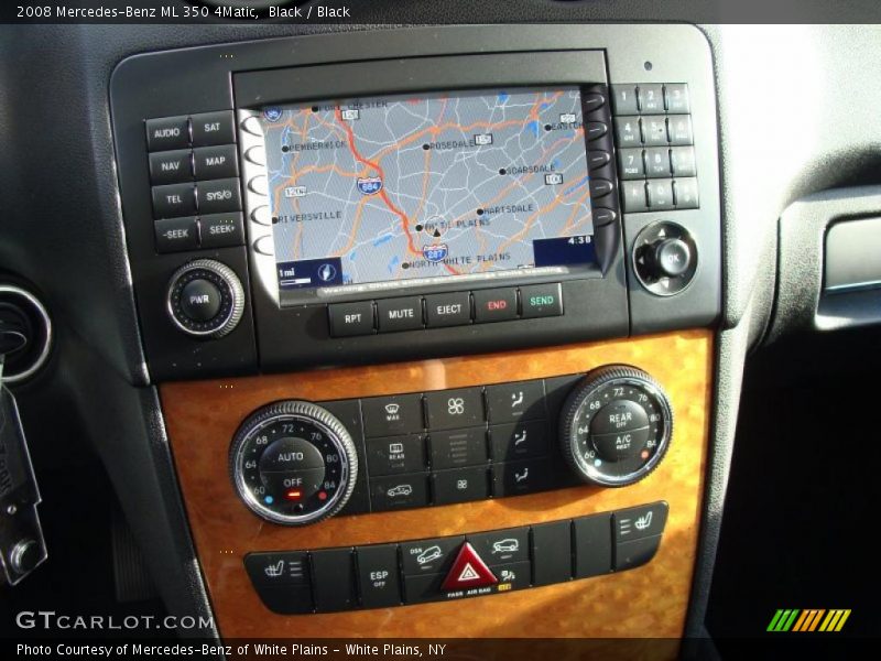 Black / Black 2008 Mercedes-Benz ML 350 4Matic