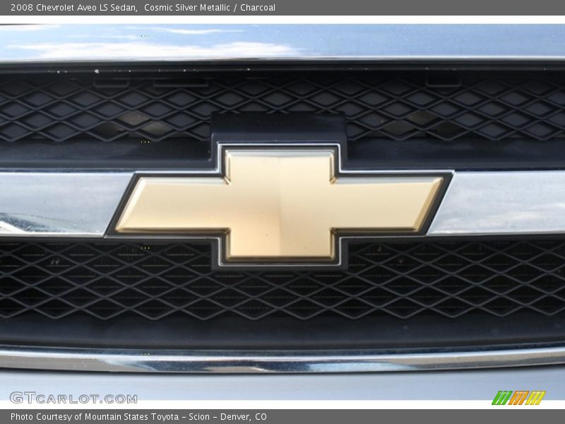 Cosmic Silver Metallic / Charcoal 2008 Chevrolet Aveo LS Sedan