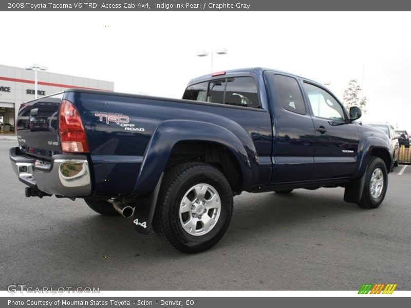 Indigo Ink Pearl / Graphite Gray 2008 Toyota Tacoma V6 TRD  Access Cab 4x4