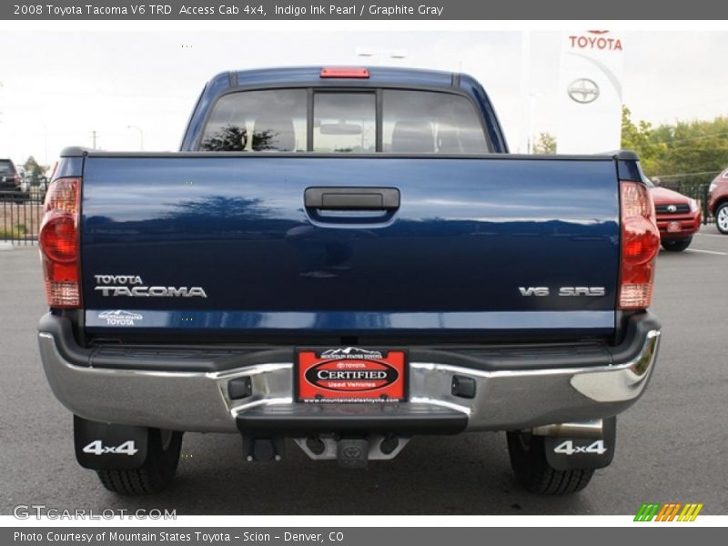 Indigo Ink Pearl / Graphite Gray 2008 Toyota Tacoma V6 TRD  Access Cab 4x4