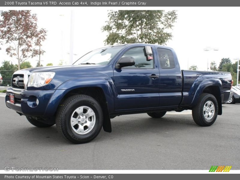 Indigo Ink Pearl / Graphite Gray 2008 Toyota Tacoma V6 TRD  Access Cab 4x4