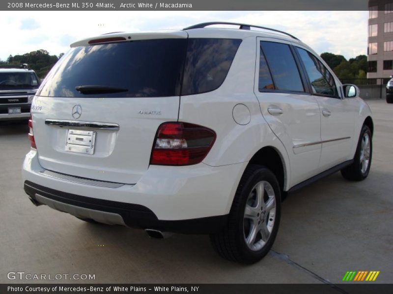 Arctic White / Macadamia 2008 Mercedes-Benz ML 350 4Matic