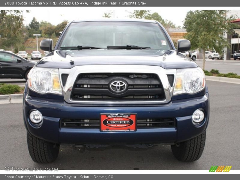 Indigo Ink Pearl / Graphite Gray 2008 Toyota Tacoma V6 TRD  Access Cab 4x4