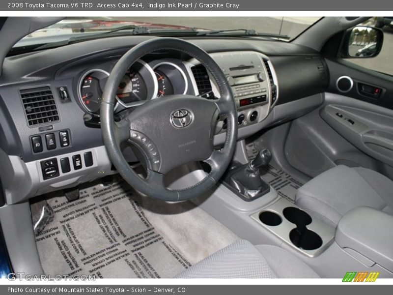 Indigo Ink Pearl / Graphite Gray 2008 Toyota Tacoma V6 TRD  Access Cab 4x4