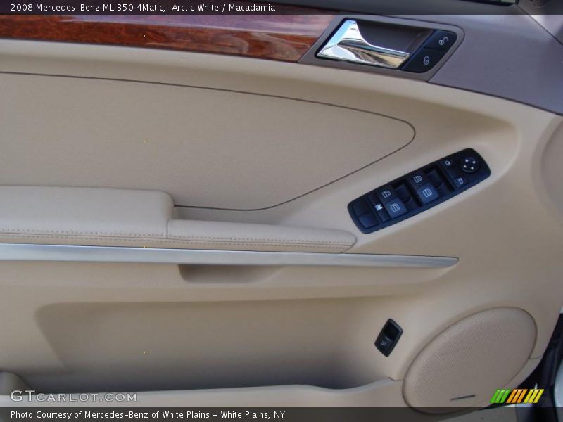 Arctic White / Macadamia 2008 Mercedes-Benz ML 350 4Matic