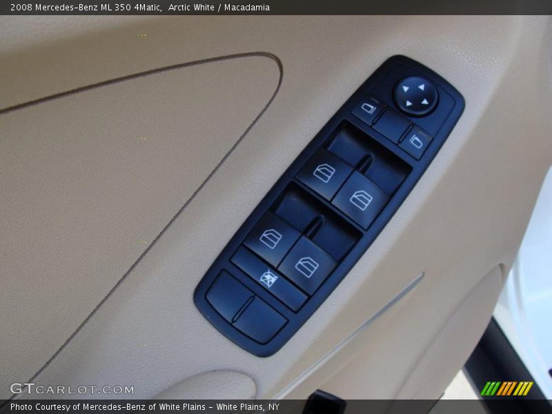 Arctic White / Macadamia 2008 Mercedes-Benz ML 350 4Matic