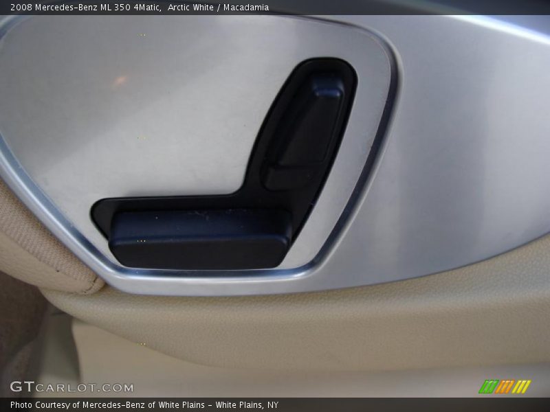 Arctic White / Macadamia 2008 Mercedes-Benz ML 350 4Matic