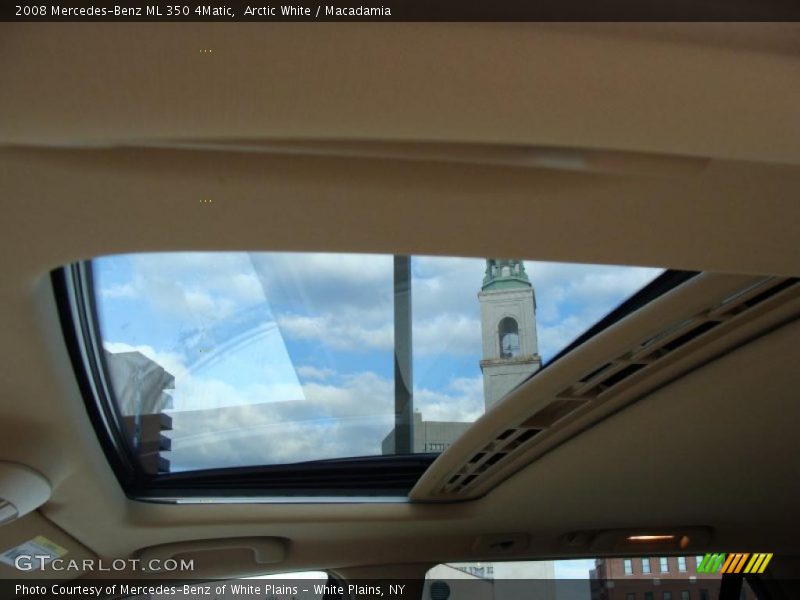 Arctic White / Macadamia 2008 Mercedes-Benz ML 350 4Matic