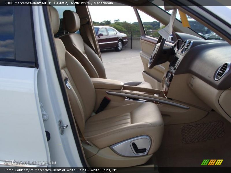 Arctic White / Macadamia 2008 Mercedes-Benz ML 350 4Matic