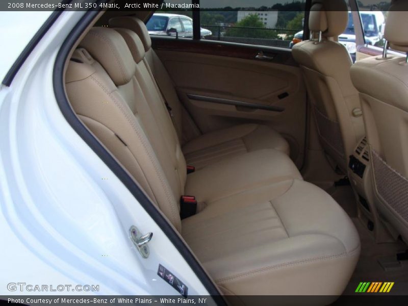 Arctic White / Macadamia 2008 Mercedes-Benz ML 350 4Matic