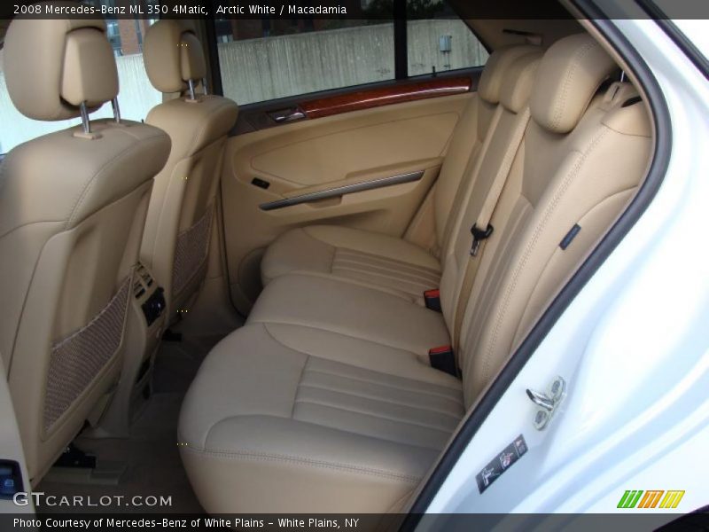 Arctic White / Macadamia 2008 Mercedes-Benz ML 350 4Matic