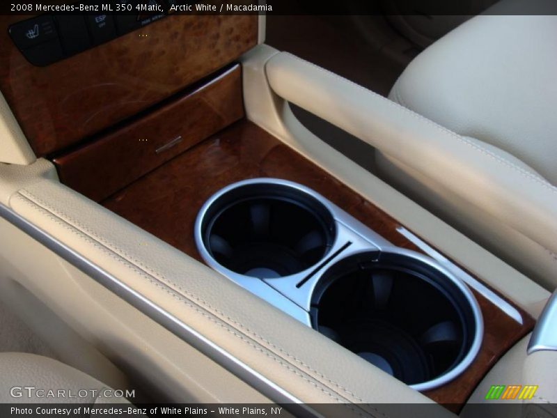 Arctic White / Macadamia 2008 Mercedes-Benz ML 350 4Matic