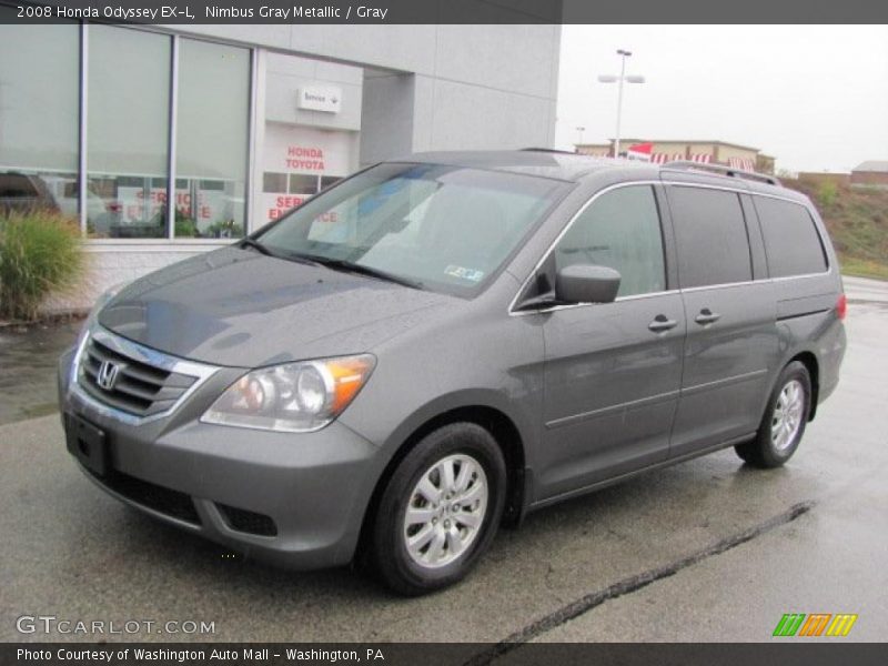 Nimbus Gray Metallic / Gray 2008 Honda Odyssey EX-L