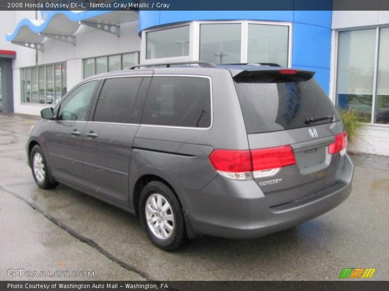 Nimbus Gray Metallic / Gray 2008 Honda Odyssey EX-L