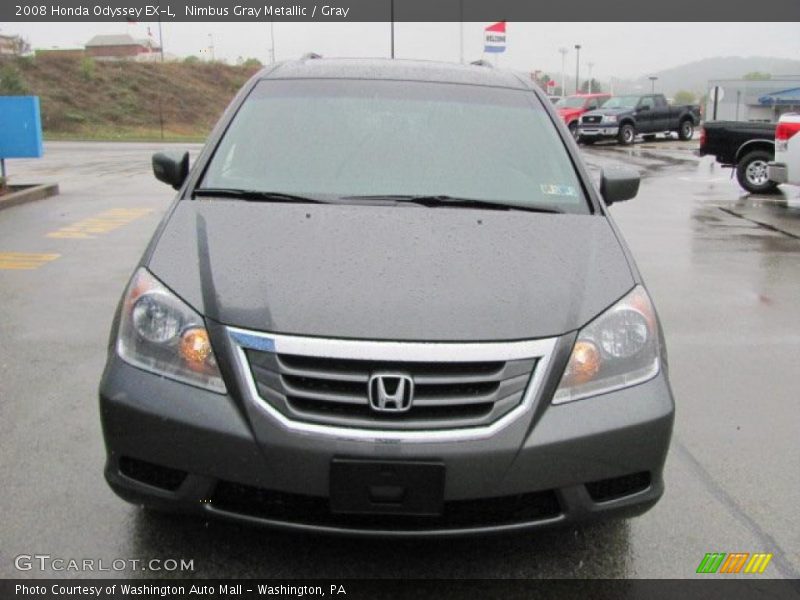 Nimbus Gray Metallic / Gray 2008 Honda Odyssey EX-L