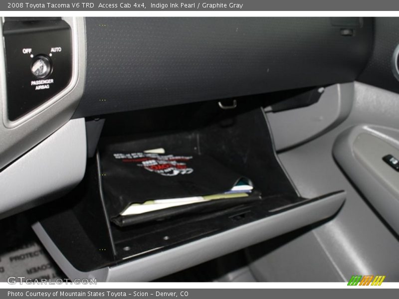 Indigo Ink Pearl / Graphite Gray 2008 Toyota Tacoma V6 TRD  Access Cab 4x4