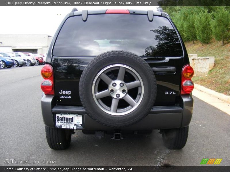 Black Clearcoat / Light Taupe/Dark Slate Gray 2003 Jeep Liberty Freedom Edition 4x4