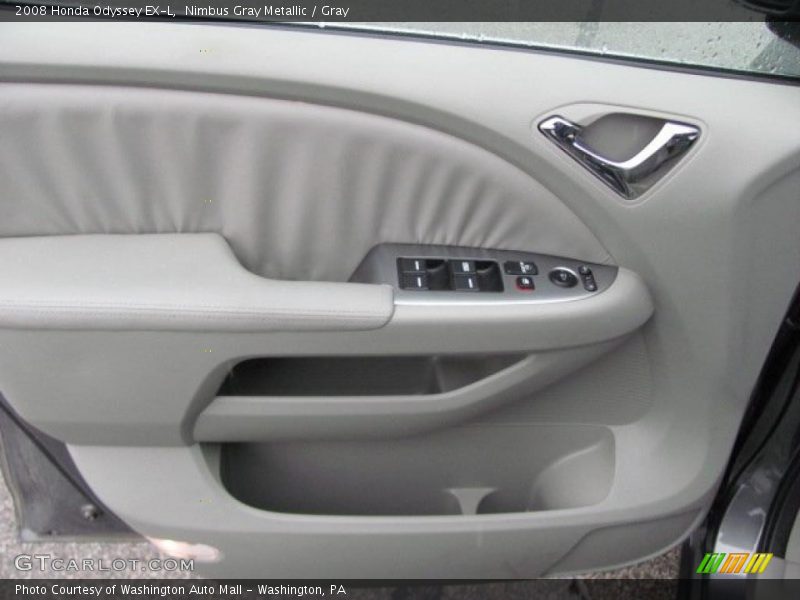 Nimbus Gray Metallic / Gray 2008 Honda Odyssey EX-L