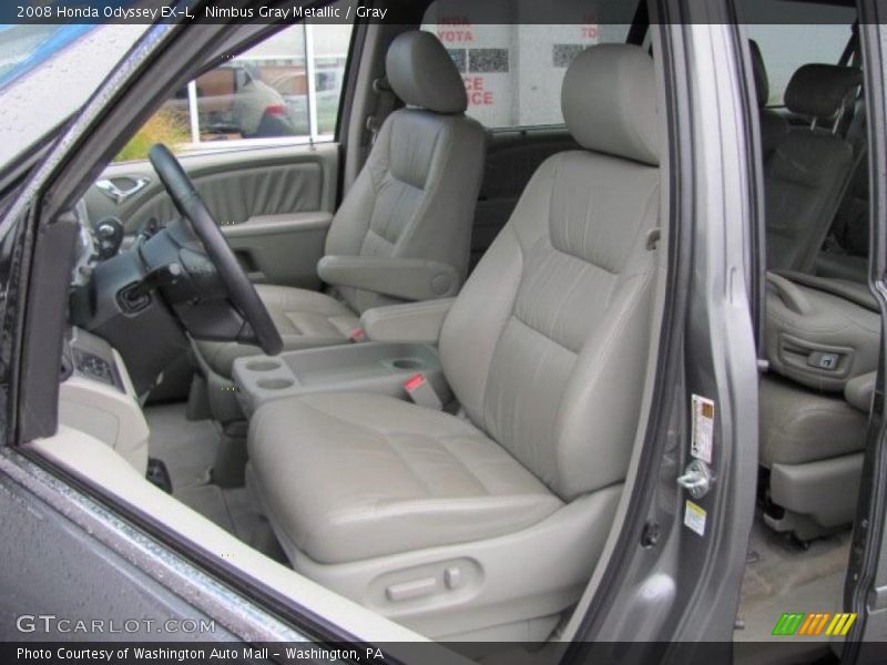 Nimbus Gray Metallic / Gray 2008 Honda Odyssey EX-L