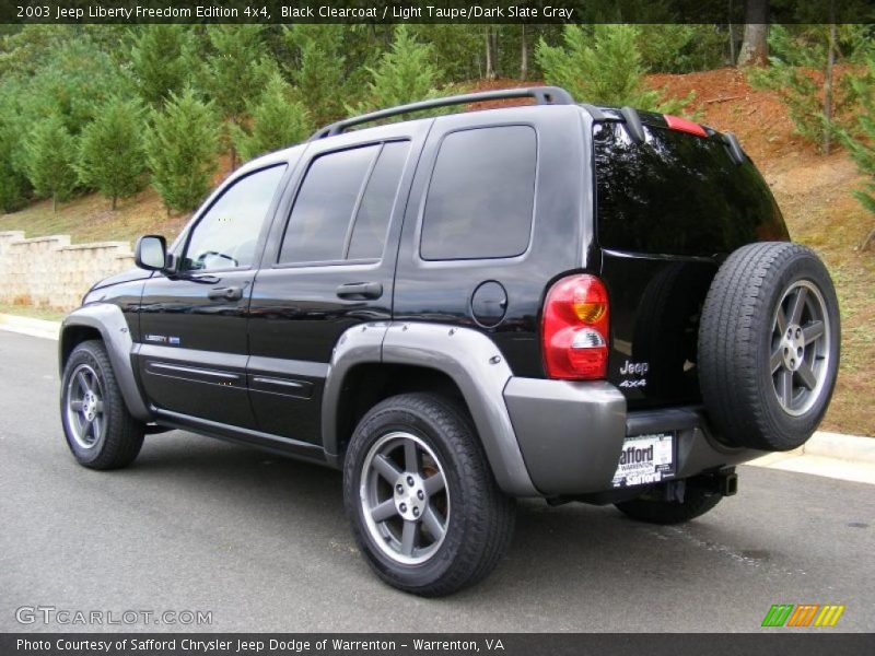 Black Clearcoat / Light Taupe/Dark Slate Gray 2003 Jeep Liberty Freedom Edition 4x4