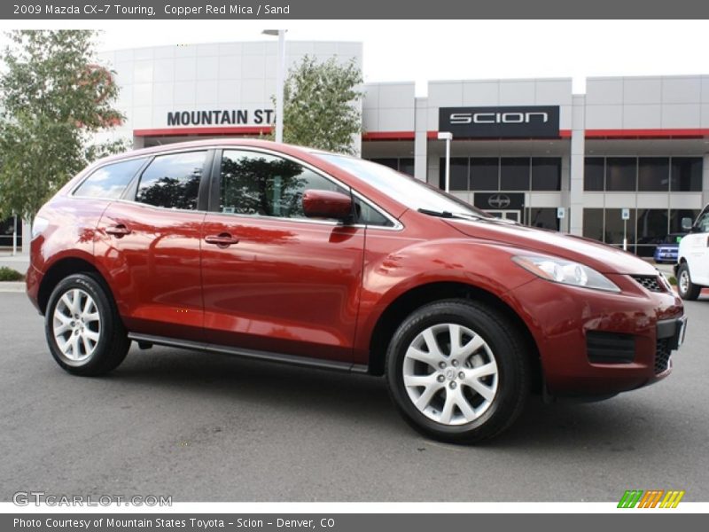 Copper Red Mica / Sand 2009 Mazda CX-7 Touring