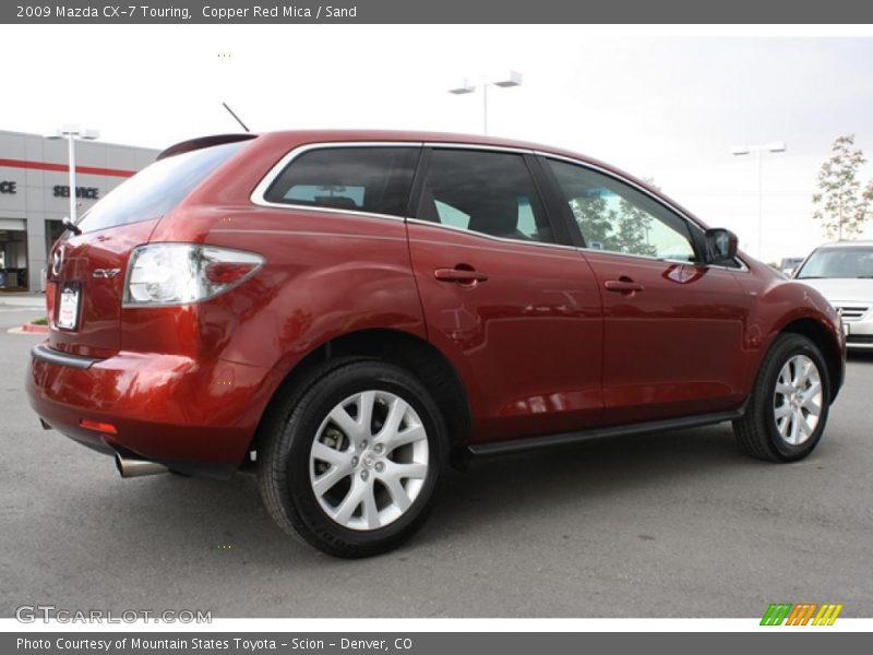 Copper Red Mica / Sand 2009 Mazda CX-7 Touring