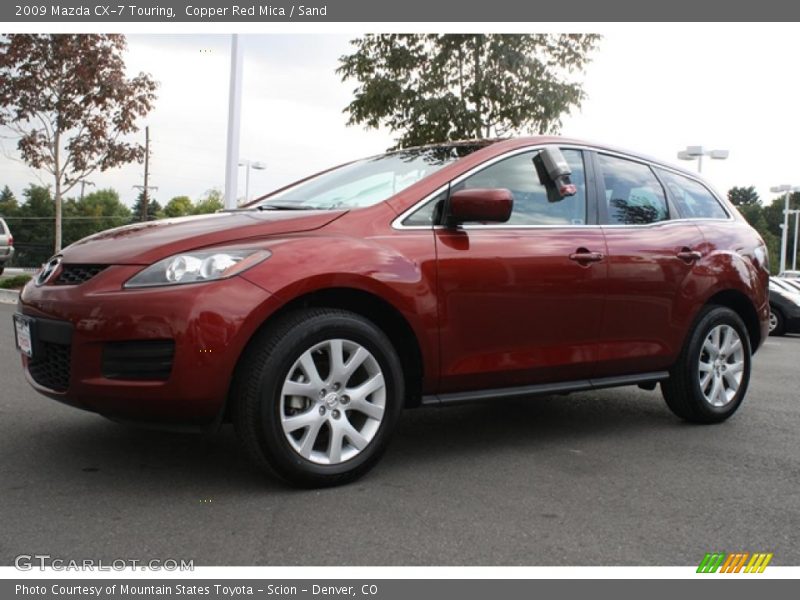 Copper Red Mica / Sand 2009 Mazda CX-7 Touring