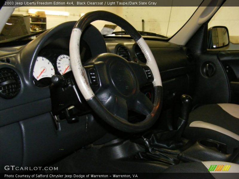Black Clearcoat / Light Taupe/Dark Slate Gray 2003 Jeep Liberty Freedom Edition 4x4