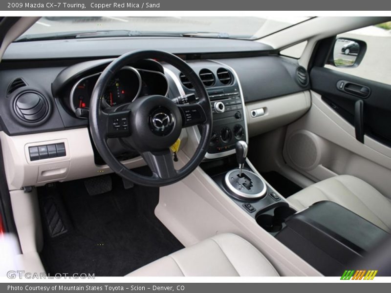  2009 CX-7 Touring Sand Interior