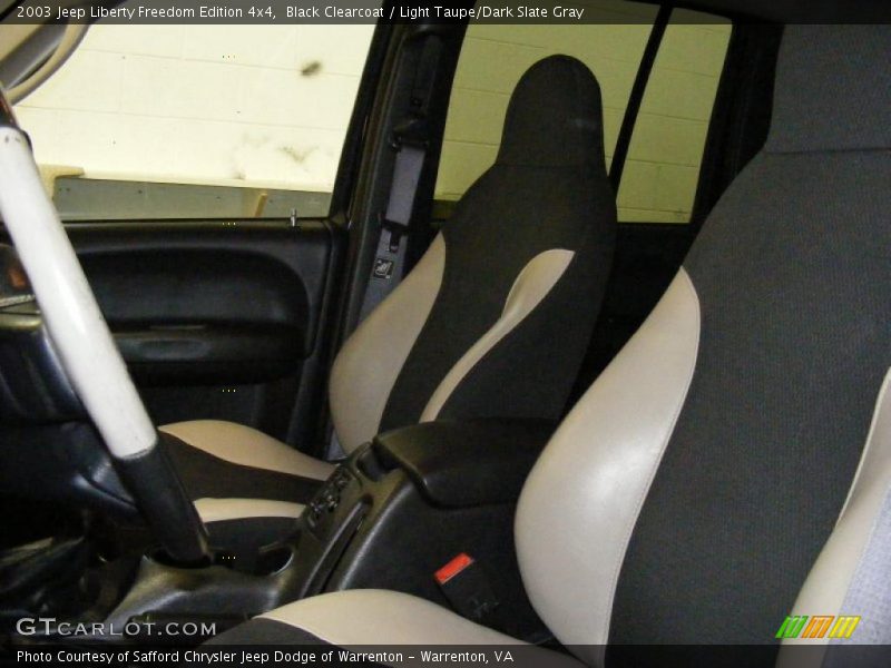 Black Clearcoat / Light Taupe/Dark Slate Gray 2003 Jeep Liberty Freedom Edition 4x4